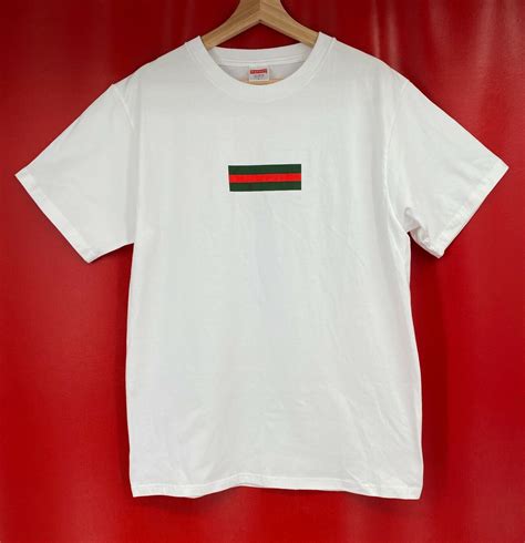 gucci supreme box logo t shirt|supreme box logo sweatshirts.